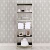 Draper Grey Geometric Wallcovering | Jeffrey Stevens - Image 2