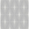 Draper Grey Geometric Wallcovering | Jeffrey Stevens - Image 3