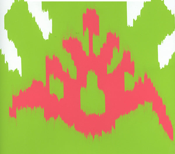 Kazak_wallcovering Magenta_lime Screen Printed - Salmon Wallcovering | China Seas