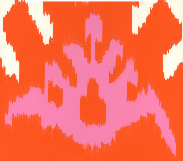 Kazak_wallcovering Orange_pink Screen Printed - Off-White Wallcovering | China Seas