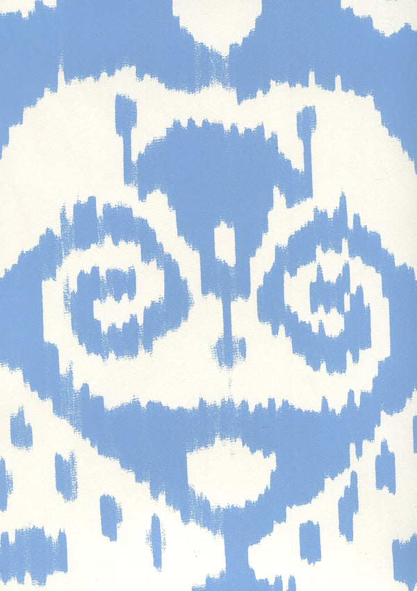 Malaya New_Blue_on_almost_white Screen Printed | China Seas