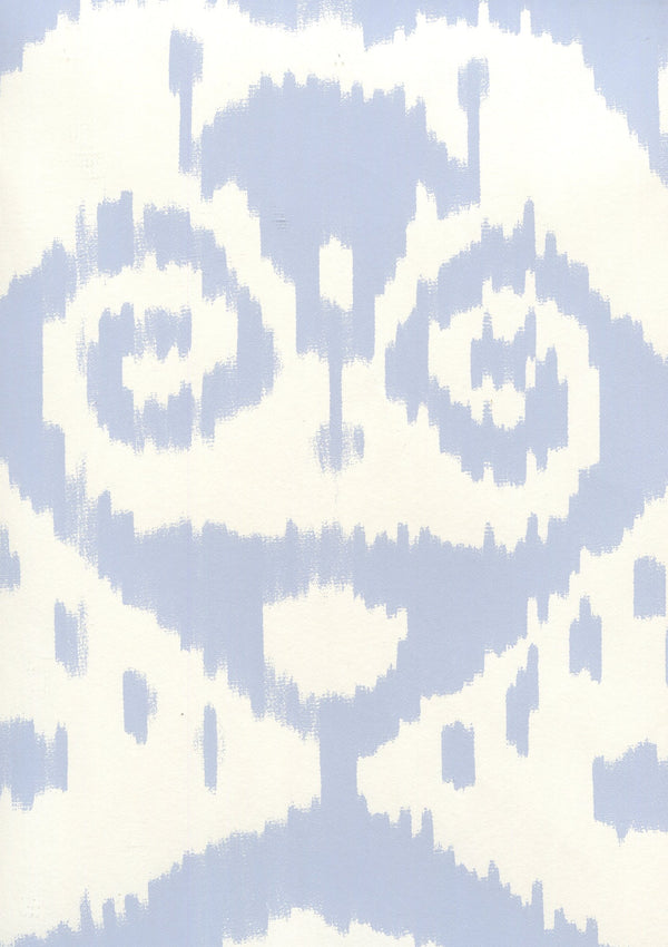Malaya Zibby_Blue_on_almost_white Screen Printed | China Seas