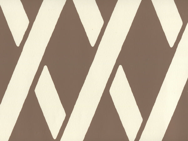 Montecito_Bamboo Cognac_on_Off_White_CP Screen Printed | China Seas