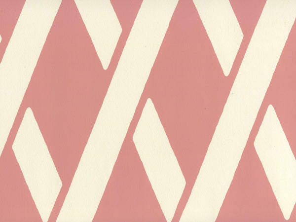 Montecito_Bamboo Soft_Pink_on_Off_White_CP Screen Printed | China Seas