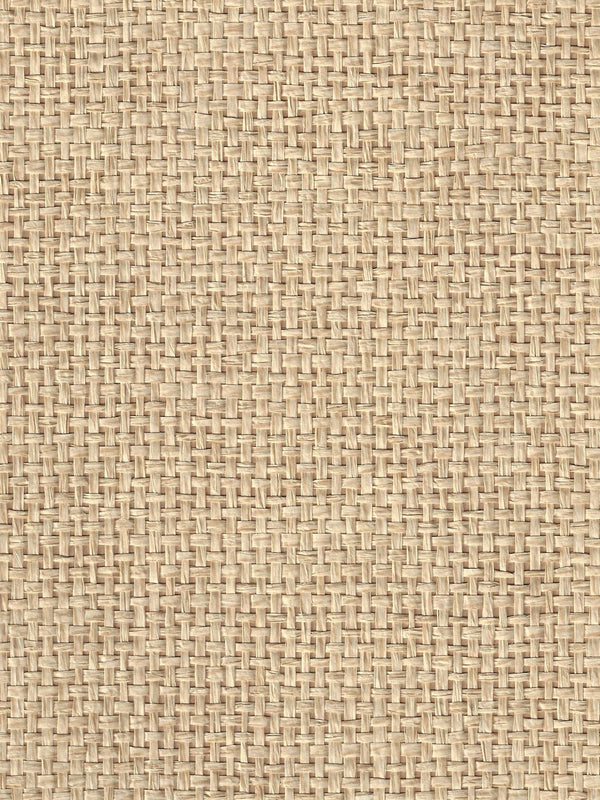 Pacific Paperweave Straw Screen Printed - Beige Wallcovering | China Seas