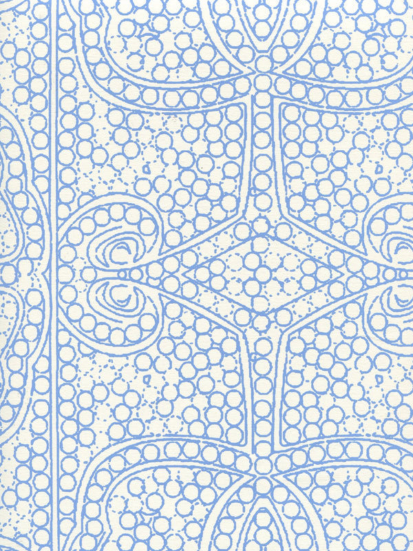 Persia New_Blue_on_Almost_White Screen Printed | China Seas