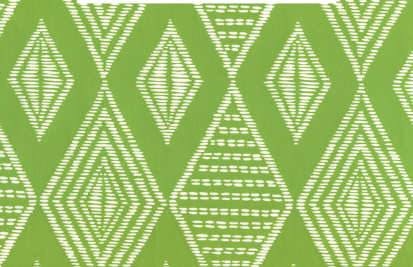 Safari Lime on Almost White Screen Printed - Celadon Wallcovering | China Seas