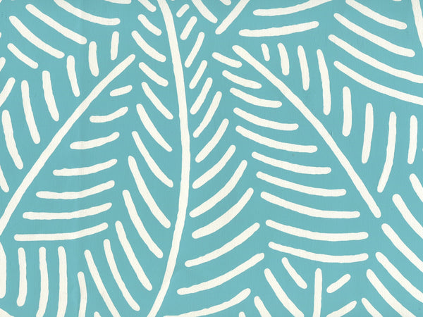 Sauvage_Reverse Dark_Turquoise_on_Almost_White_CP Screen Printed | China Seas