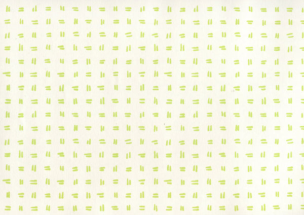 Tate Jungle Green on Almost White Screen Printed | China Seas