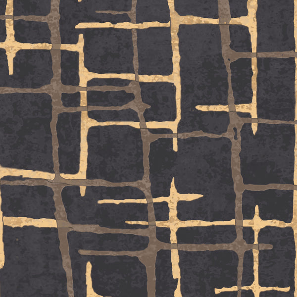 Doud Creek - Midnight Wallcovering | Hollywood Wallcoverings
