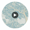 Eternal Oak Skyblue/First Light | Harlequin UK Circular Swatch | Harlequin