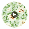 Florent Seaglass/Clover/Rosehip | Harlequin UK Circular Swatch | Harlequin