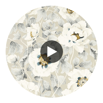 Florent Stone/Tranquility/Slate | Harlequin UK Circular Swatch | Harlequin