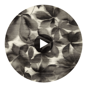 Grounded Black Earth/Parchment | Harlequin UK Circular Swatch | Harlequin