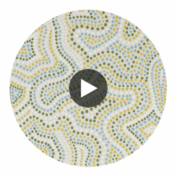 Sunstone Celestial/Fig Leaf/Nectar | Harlequin UK Circular Swatch | Harlequin