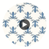 Wood Frog Wild Water/Chalk | Harlequin UK Circular Swatch | Harlequin