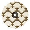 Wood Frog Gold/Parchment | Harlequin UK Circular Swatch | Harlequin
