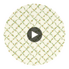 Daisy Trellis Emerald/Pearl | Harlequin UK Circular Swatch | Harlequin