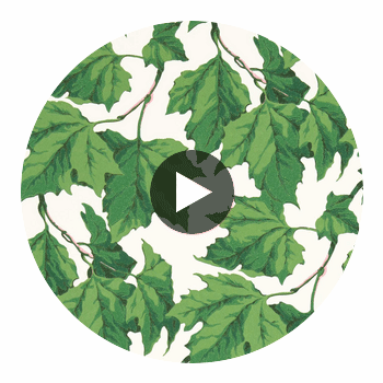 Dappled Leaf Emerald | Harlequin UK Circular Swatch | Harlequin