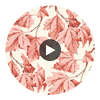 Dappled Leaf Rose Quartz | Harlequin UK Circular Swatch | Harlequin