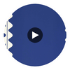 Ric Rac Lapis | Harlequin UK Circular Swatch | Harlequin