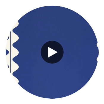 Ric Rac Lapis | Harlequin UK Circular Swatch | Harlequin