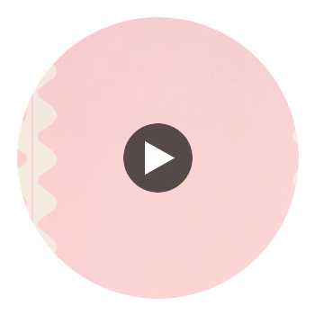 Ric Rac Rose Quartz | Harlequin UK Circular Swatch | Harlequin