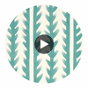 Sticky Grass Aquamarine | Harlequin UK Circular Swatch | Harlequin