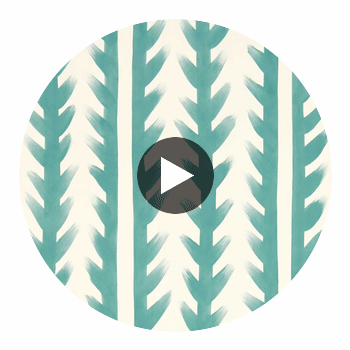 Sticky Grass Aquamarine | Harlequin UK Circular Swatch | Harlequin