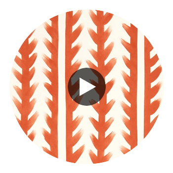 Sticky Grass Carnelian | Harlequin UK Circular Swatch | Harlequin