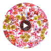 Wildflower Meadow Carnelian/Spinel/Pearl | Harlequin UK Circular Swatch | Harlequin