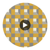 Blocks Nectar/Sketched/Diffused Light | Harlequin UK Circular Swatch | Harlequin