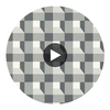 Blocks Black Earth/Sketched/Diffused Light | Harlequin UK Circular Swatch | Harlequin