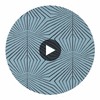 Dawning Copenhagen Blue/Ritual | Harlequin UK Circular Swatch | Harlequin