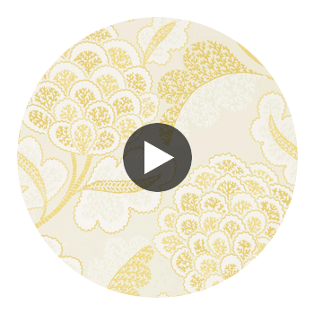 Flourish First Light/Nectar | Harlequin UK Circular Swatch | Harlequin