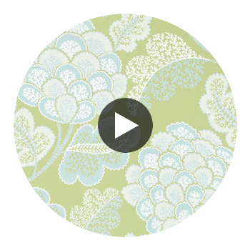 Flourish Tree Canopy/Silver Willow | Harlequin UK Circular Swatch | Harlequin