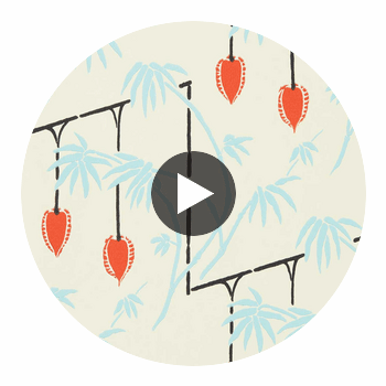 Kimiko Soft Focus/Harissa | Harlequin UK Circular Swatch | Harlequin