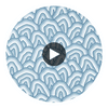Kumo Wild Water/Exhale | Harlequin UK Circular Swatch | Harlequin