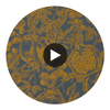 Melograno Gold/Wild Water | Harlequin UK Circular Swatch | Harlequin