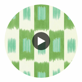 Shiruku Emerald/Forest/Silver Willow | Harlequin UK Circular Swatch | Harlequin