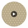 Trellis Rose Gold | Harlequin UK Circular Swatch | Harlequin