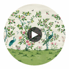 Florence Fig Blossom/Apple/Peony | Harlequin UK Circular Swatch | Harlequin