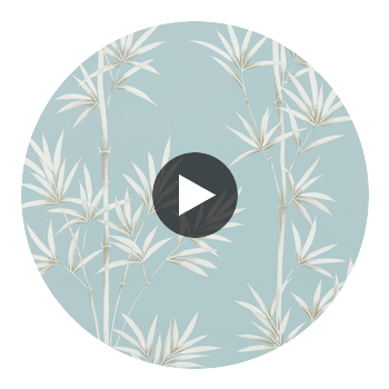 Isabella Sky/Porcelain | Harlequin UK Circular Swatch | Harlequin