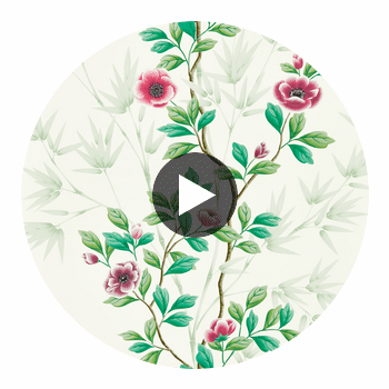 Lady Alford Fig Blossom/ Magenta | Harlequin UK Circular Swatch | Harlequin