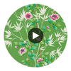 Lady Alford Apple/Magenta | Harlequin UK Circular Swatch | Harlequin