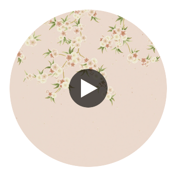 Rosa Blush Pearl/Peony/Meadow | Harlequin UK Circular Swatch | Harlequin