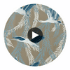 Valentina Exhale /Ink | Harlequin UK Circular Swatch | Harlequin