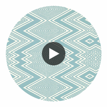 Ankara Sky/Awakening | Harlequin UK Circular Swatch | Harlequin