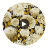 Dahlia Fig Blossom/Nectar/Black Earth | Harlequin UK Circular Swatch | Harlequin