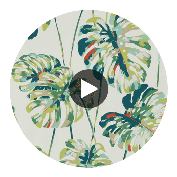 Kelapa Emerald/Zest | Harlequin UK Circular Swatch | Harlequin